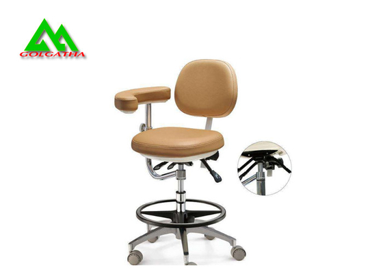 China La silla dental ergonómica del taburete movible del ayudante de dentista con ascendente y abajo controla proveedor