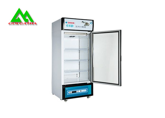 China El congelador vertical médico del equipo de refrigeración de la sola puerta para guarda la medicina proveedor