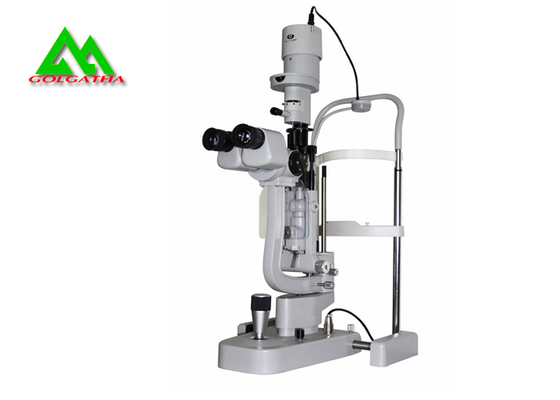 China Microscopio de lámpara de raja de Digitaces del hospital con el divisor de la cámara y de haz proveedor