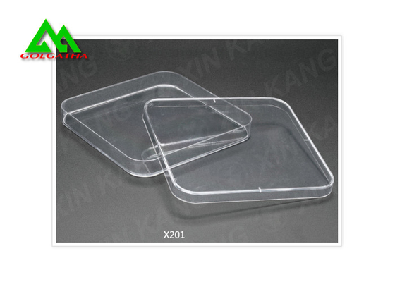 China Cuadrado estéril/placa de Petri disponible redonda con el grado médico plástico de la tapa proveedor