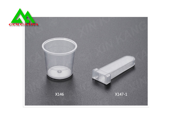 China Médico amistoso y el laboratorio de Eco suministra la pequeña taza plástica de la muestra las tapas proveedor
