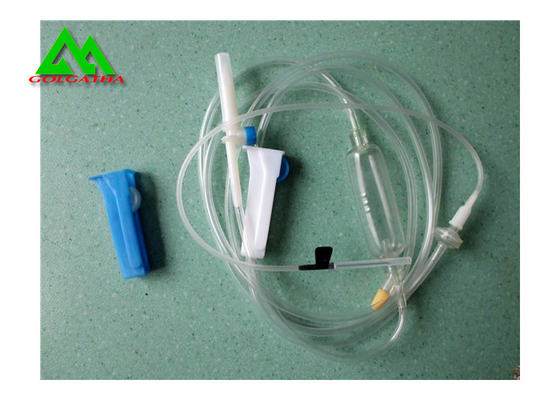 China Sistema disponible esterilizado de la infusión, infusión médica del estándar de ISO fijada con la aguja proveedor