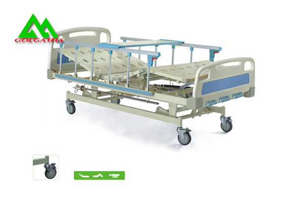 China Onda tres que levanta el equipo médico de la cama de hospital con la rueda multifuncional proveedor