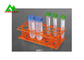 Estante colorido material del tubo de centrífuga de los PP, CE plástico ISO del soporte del tubo de ensayo proveedor