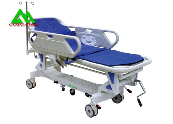 China Altura eléctrica de la carretilla de la cama del ensanchador de la ambulancia de la emergencia del hospital ajustable proveedor